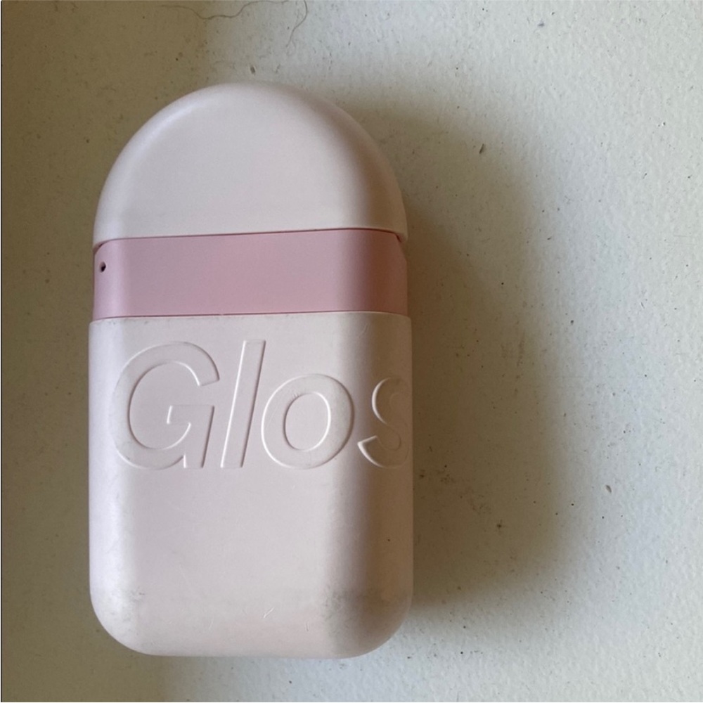 Glossier Blush Pink and Cream Case